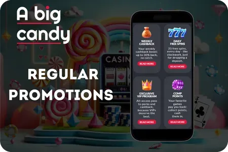 Big Candy Casino promotions