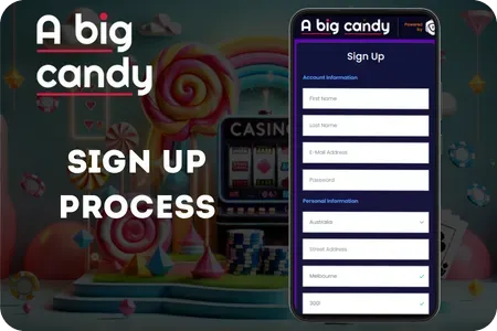 Big Candy Casino sign up